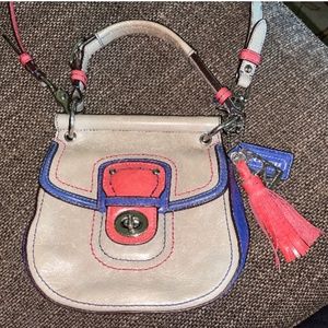 Coach multi-color mini bag